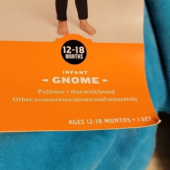 INFANT GNOME COSTUME, 3-PIECE, SIZE 12-18 MONTHS - NEW WITH TAGS! - Picture 6 of 11